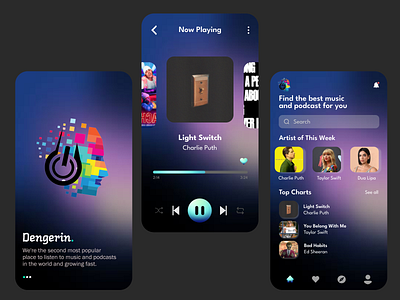 Dengerin - Music Mobile App