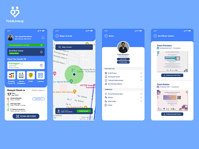 Peduli Lindungi Mobile Apps - Redesign