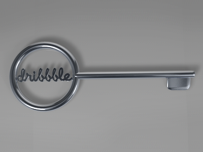 Key 3d dribbble key