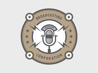 Broadcasting Corporation Badge