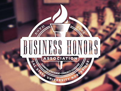 Business Honors Association: Badge Update association badge college honors icon logo logo mark torch