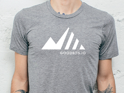 Goodbits T Concept Quatre brand identity logo monochrome tshirt