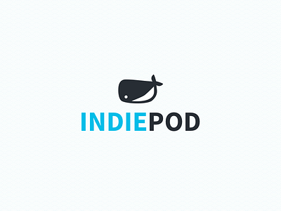 IndiePod Logo brand gaming identity orcas whales