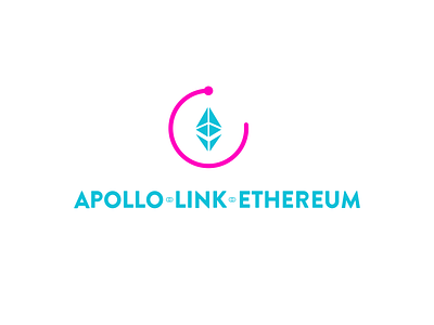 Apollo Link Ethereum Brand brand branding identity logo typography vector