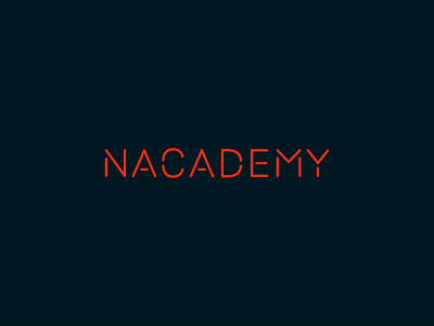 Nacademy Logo academy branding design education graphic design logo stickers