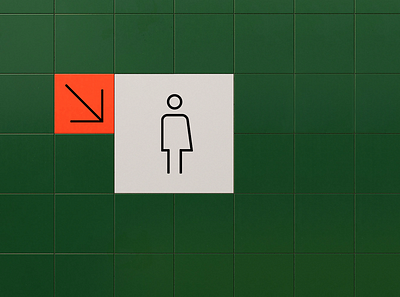 Genderless Restroom Icons bathroom design graphic design icons illustration restroom wc