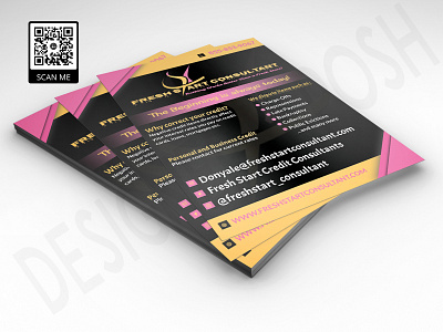 Flyer Design 5 beauty salon branding design flyer flyer design glitter illustration logo logo design typography vector