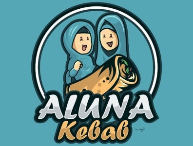 Aluna kebab animation branding design design art espoart logo graphic design illustration logo logodesign motion graphics pencil sketch