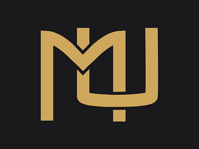 MU Logo brand branding design illustrator logo m svg u vector