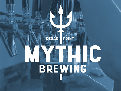Mythic Brewing Rebrand branding charlotte graphic design illustration logo nc photo photoshop