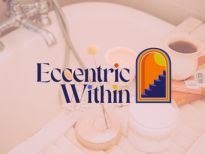 Eccentric Within Logo Design branding design graphic design illustration illustrator logo nc