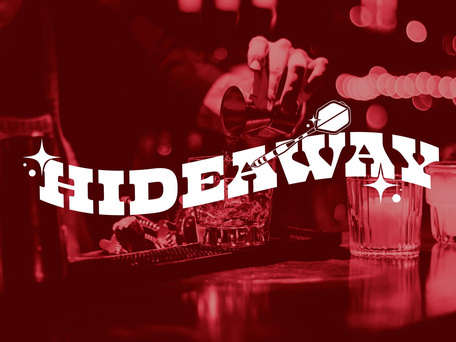 Hideaway Bar Logo Design by David Lewandowski on Dribbble