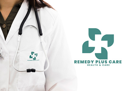 Remedy hospital logo design