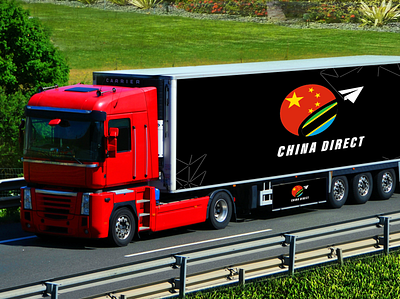 China direct TRUCK app art branding design graphic design icon illustration illustrator logo typography vector