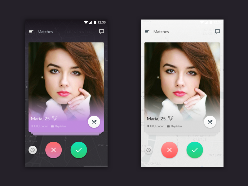 Week 1 (#01): Dating App by Ivan Zaichuk on Dribbble