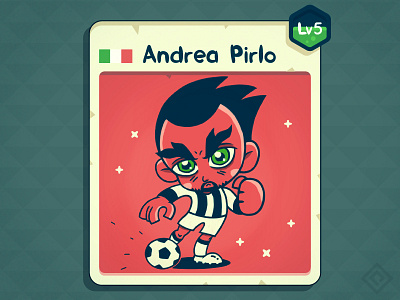 soccer card (freelance work!) card illustration mobilegame videogame
