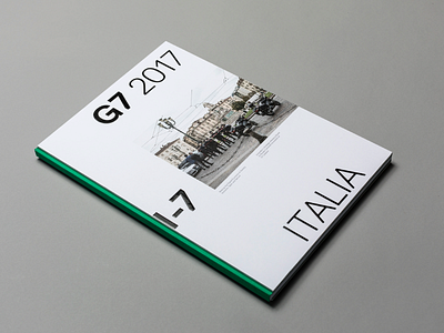 G7 Italia annual report design graphic design print design report design