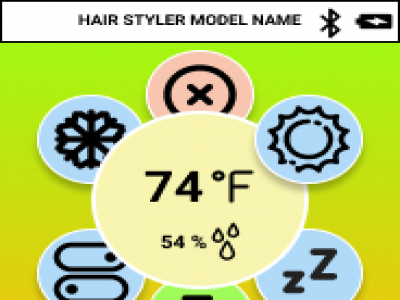 Hairstyler Tool hairstyle iot ux design