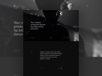 Voyage Studio agency agency website minimal minimal website web design xd