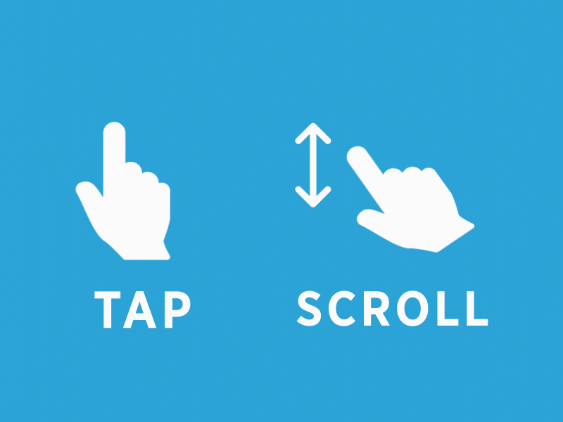 Tap and Scroll Gestures