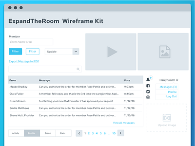 ExpandTheRoom Wireframe Kit etr expandtheroom ux wireframe wireframe kit wireframes