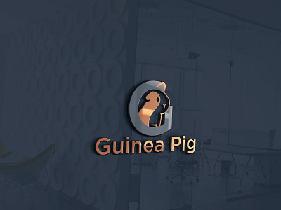 Guinea Pig logo for Clothing Brand acronym logo business logo corporate logo creative logo flat logo logo design minimalist logo modern logo top logo vector logo