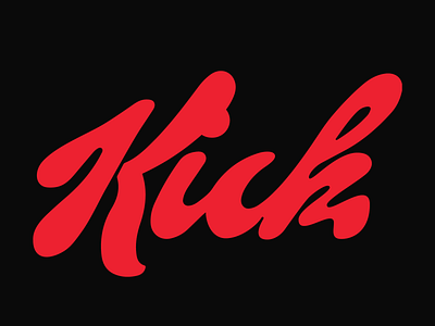 Kick ambroise bellec breakbeat cereal custom jungle logo logotype typogaphy