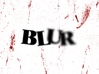 Scary horror concept blur contrast horror illustrator textures typography vector