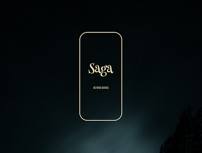 Saga "recreated" UX project adobexd app app design design figma minimal moody typogaphy ui ux