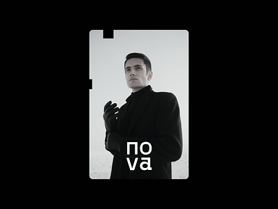 Nova branding blackandwhite brand identity branding dark fashion grey homeware logo logotype moody nova typography vector visual identity