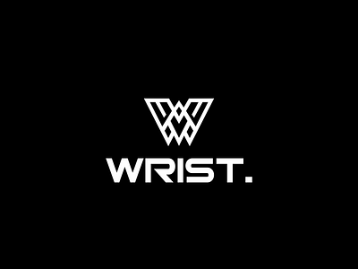 Wrist design icon logo minimal typography vector