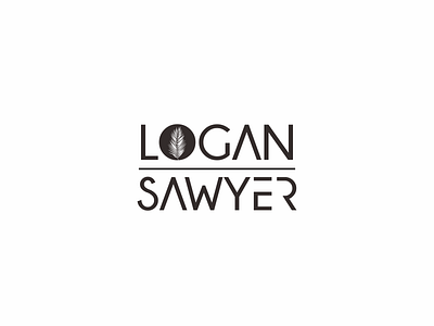 logan fawyer design icon logo minimal typography vector