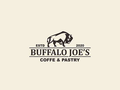 buffalo joe s design icon logo vector