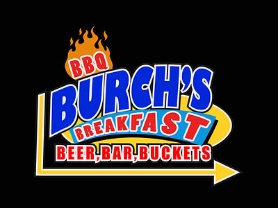 Burch s design icon logo vector