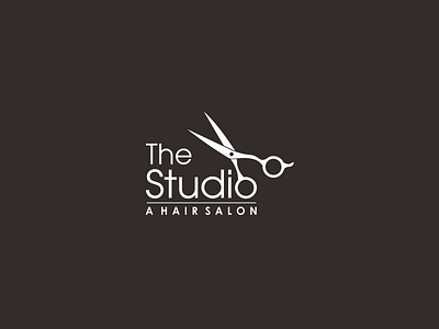 The Studio design icon logo minimal typography vector