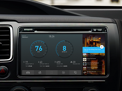 Daily UI #18 - Car Interface