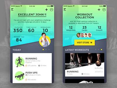 Gym Concept App