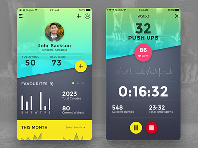 Gym Concept App