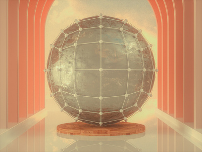 Big Sphere - Arc Room 3d c4d c4dart design illustration motion graphics render