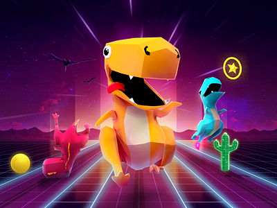 Dino Runner AR Core by Google