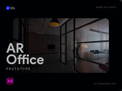 AR Office - Adobe XD Playoff 3d 3d transform adobexd ar book room office office tour prototype reserved ui xd
