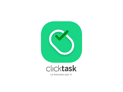 Click Task logo brand brand design branding c help logo logo design start up task to do virtual assistant