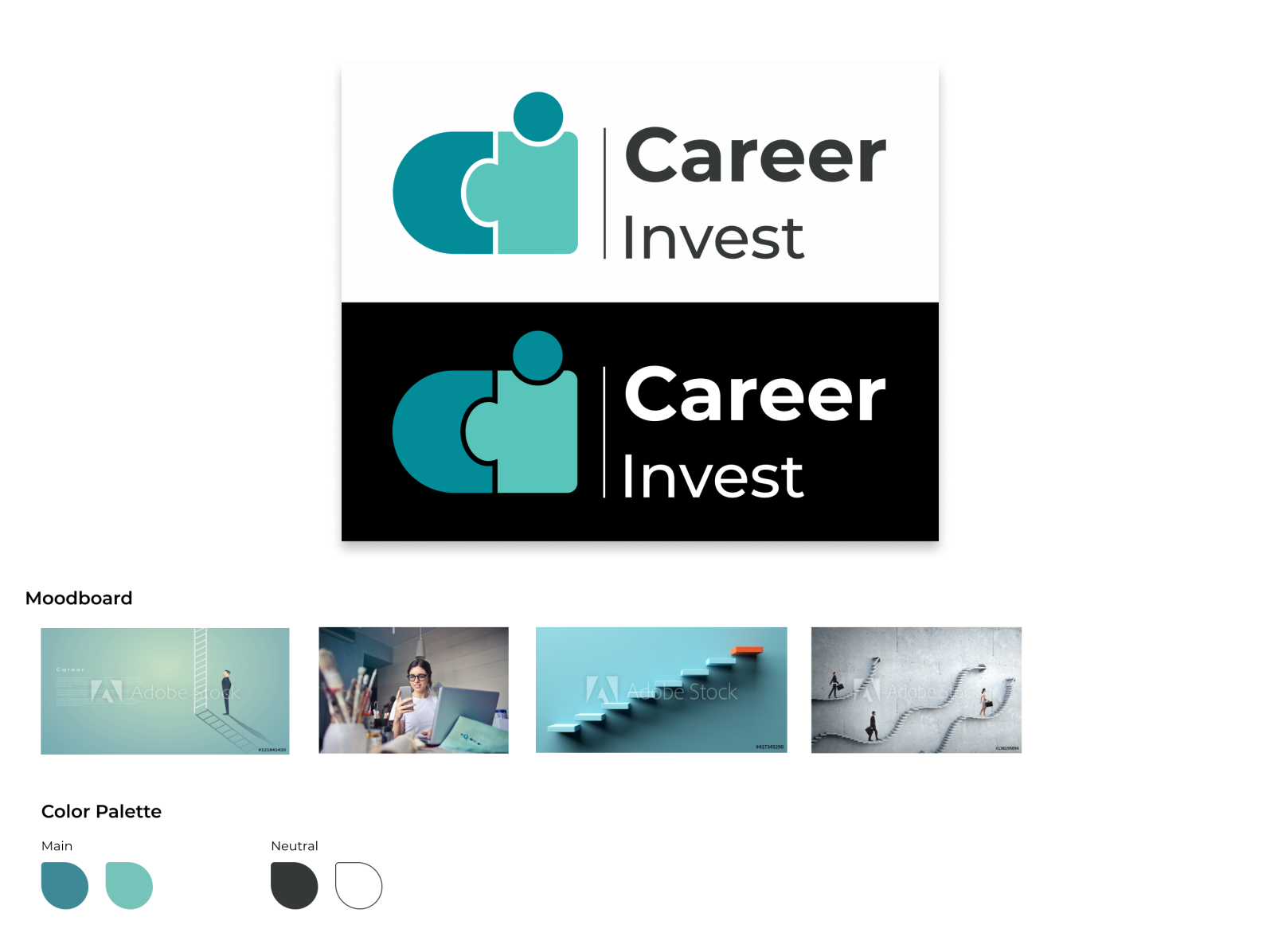 Career Coach Logo Design by Iulia Patrascu on Dribbble