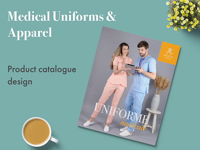 Medical Apparel Catalogue Design in a Stylish Manner catalogue design graphic print