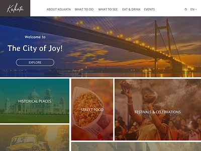 Kolkata Landing Page