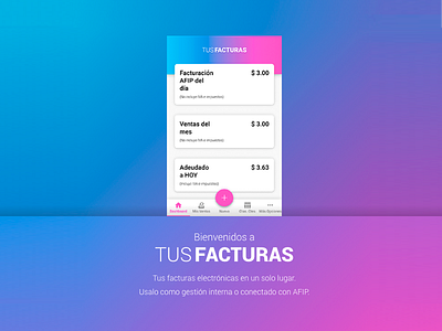 TusFacturas, Facturador Móvil. Facturar nunca fue tan fácil! factura digital afip factura electronica api factura electrónica afip factura electrónica argentina facturador móvil framework7.io tusfacturas