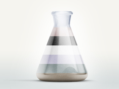 Flask 3d chemistry render