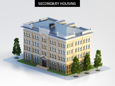 secondary housing 3d building teaser