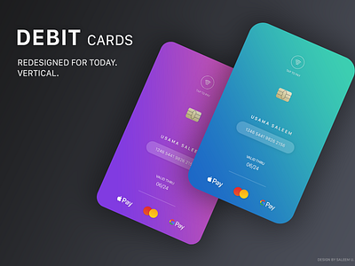 Debit Card Redesign debit debit card modern payment redesign