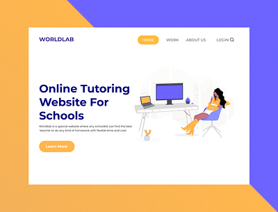 Worldlab animation app branding design graphic design illustration logo typography ux web website